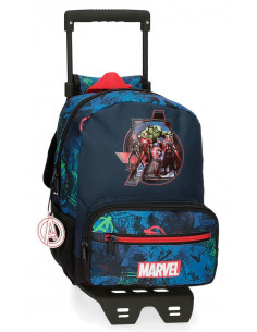 MOCHILA ADAP. 28CM. C/CARRO. MARVEL ON THE WARPATH